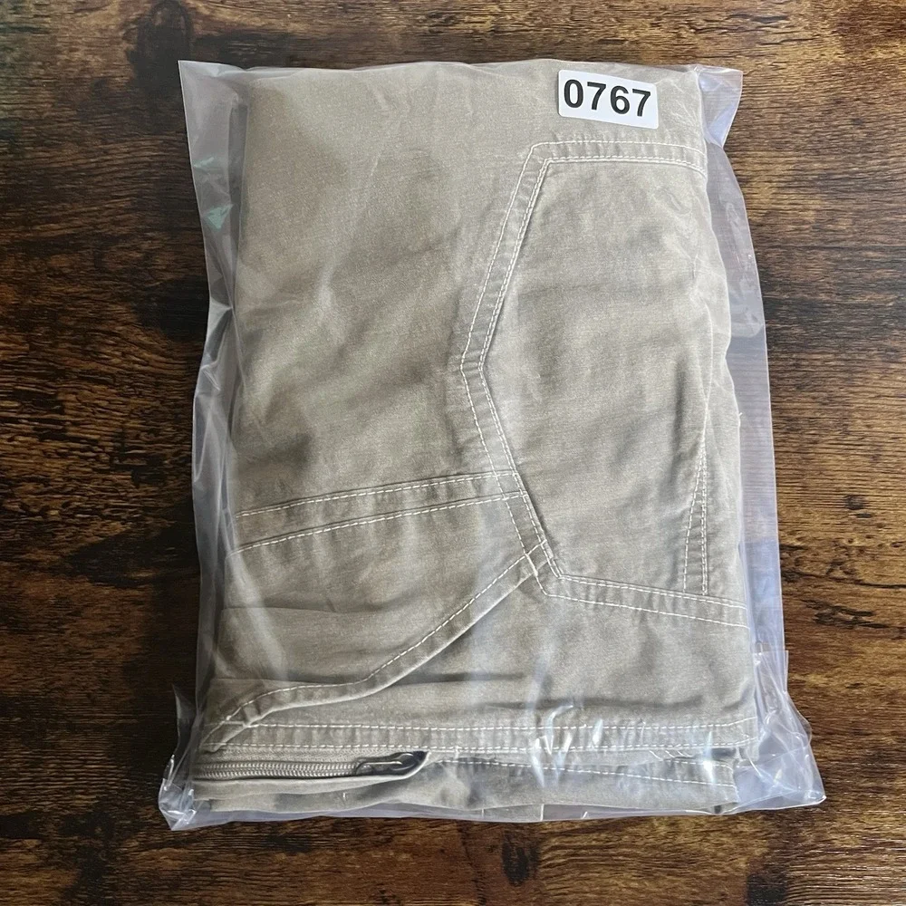 Kuhl Shorts Mens 32 Khaki Vintage Patina Dye Renegade Cargo Distressed See Pics